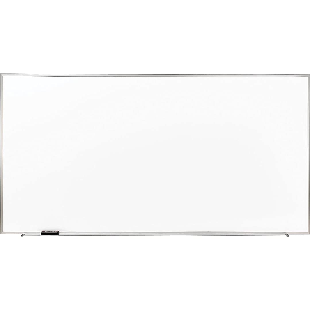 Ghent " Aluminum Frame Non-Magnetic Whiteboard, 1 Marker, Eraser, 2 pcs w/ joiner