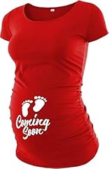 Red - Coming Soon Maternity T-shirt
