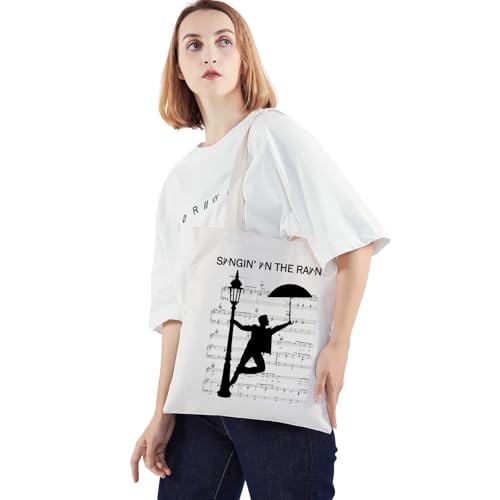 Bolso tote musical para fans de teatro y drama, regalo temático miniatura 5