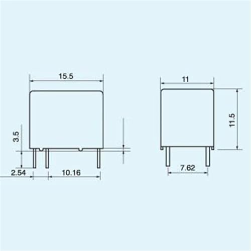 Mini relais CC 3V à 6 broches assurant une commutation stable - 4