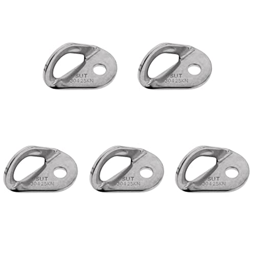 Plaquette amarrage escalade 10mm en acier inoxydable F Fityle pour fixation paroi