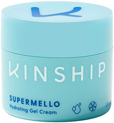 Kinship Supermello Hyaluronic Gel Cream - Marshmallow Root Face Moisturizer for All Skin Types - Redness Reducing (1.75 oz)