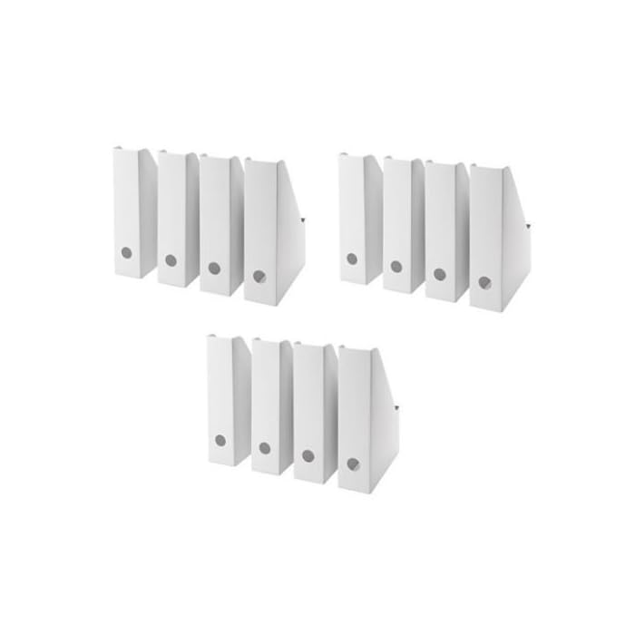 Buy Ikea White Magazine FLUNS File Holder Document Organizer Paper Book