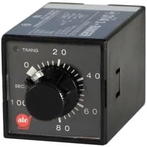 314B-134-Q-3-C Plug-in Multi-Range Timer, Interval, 1/10/100 Sec., 120V AC, 50/60Hz, Standard