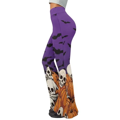 Women's Flare Leggings High Waisted Bell Bottom Yoga Pants for Women Girl Tummy Control Wide Leg Trousers Sweatpant3