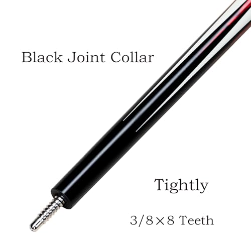 Taco de Billar de Fibra de Carbono 12.5 mm con Estuche miniatura 6