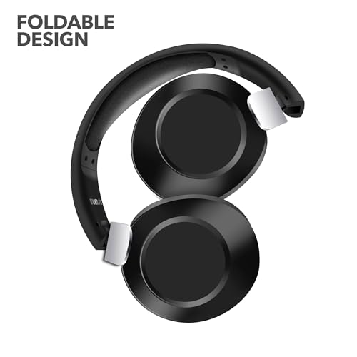 RCA Wave-54 Wireless Over-Ear Bluetooth Headphones, Hi-Res Audio, Deep Bass, Noise Cancelling, Bluetooth 5.3, Foldable Headset with Mic, 12H Playtime, Comfortable for Travel, Work & Gaming - image 2
