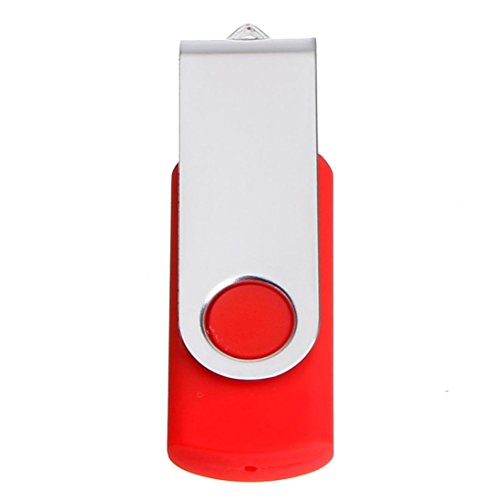 Mchoice USB 2.0 4GB Flash Drive Memory Stick Storage Pen Disk Digital U Disk (Red) - Thumbnail 2