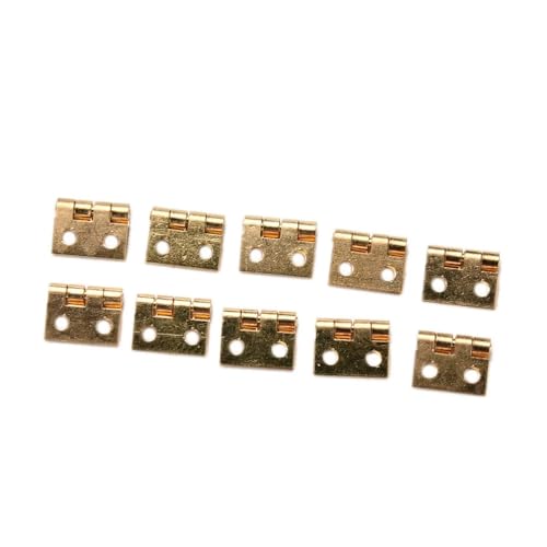 Mini charnière plaquée cuivre pour restaurer un coffret ou meubler une maison de poupée