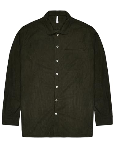Image of Thomas Scott Men's Premium Slim Fit Oversized Corduroy Shacket