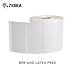 ZEBRA Direct Thermal Paper Labels - Z-Perform 2000D Permanent Adhesive Shipping Labels - Durable Label Printer Paper - 6 Rolls, 4
