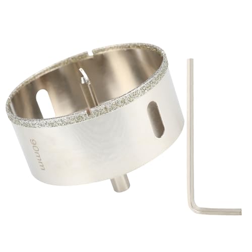 SUQIN Scie Cloche Diamantée 90 mm Avec Foret Guidage De Centrage,Scie Cloche...