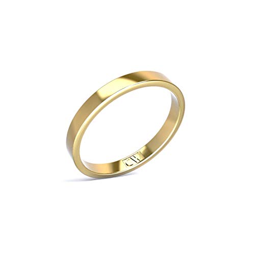 Cristina Wish Alianza Oro Amarillo Atlas Mujer 2,5-1,2 mm, Todos los tamaños Disponibles (21) Cover