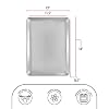 Fat Daddio's Natural Aluminum Half Sheet Pan, 2-Pack #3