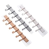 Toyvian 3pcs Wall Mounted Hook Coat Rack Hooks Hanging Bedroom Bathroom Kitchen Multifunctional Wall Storage Clothes Hanger