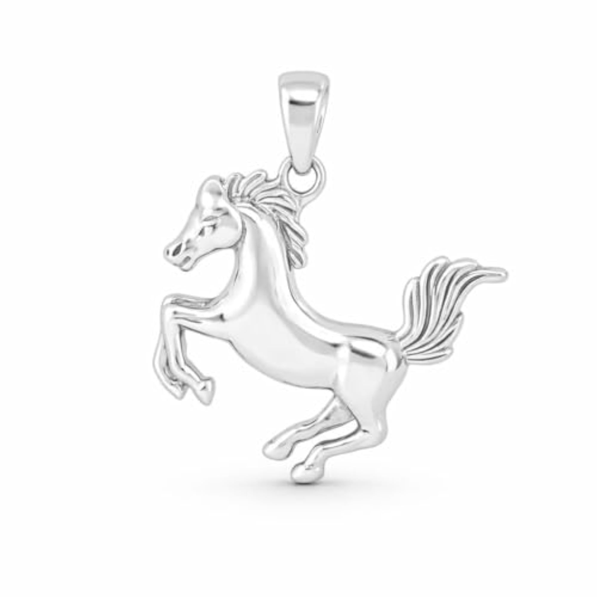 Horse Design 925 Sterling Silver Pendant, Gifts