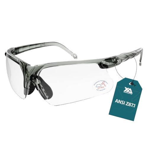 Image of xaegistac Shooting Glasses with Case-Safety Glasses Anti Fog | Z87.1 Certificated Impact Resistance Safety Glasses for Hunting Shooting Sports