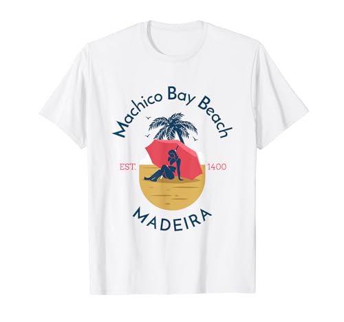 Photo de Machico Bay Beach Madère Portugal T-Shirt