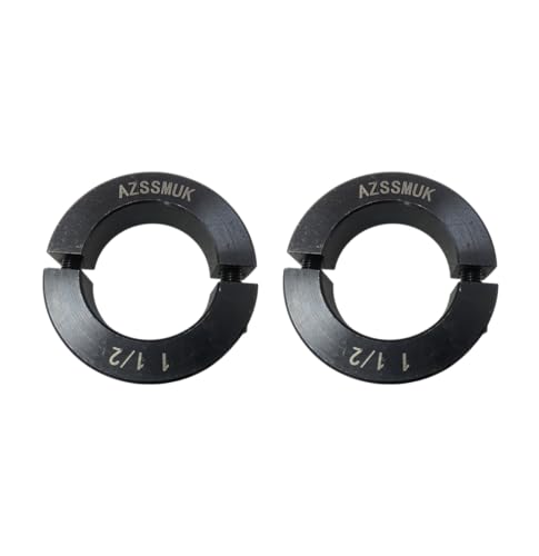 DAOE 1-1/2 inch bore black oxide double split shaft collar