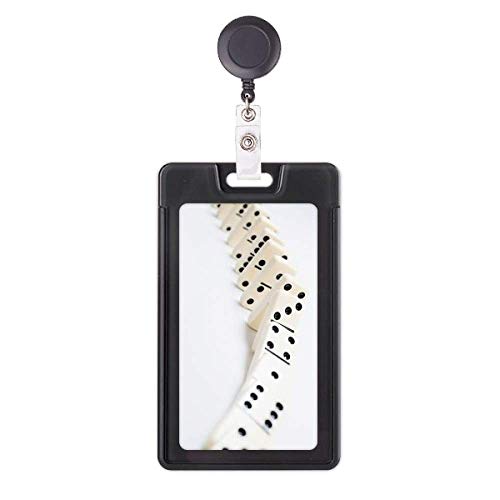 Porte-badge rétractable Pai Gow Domino idéal au bureau pour les professionnels