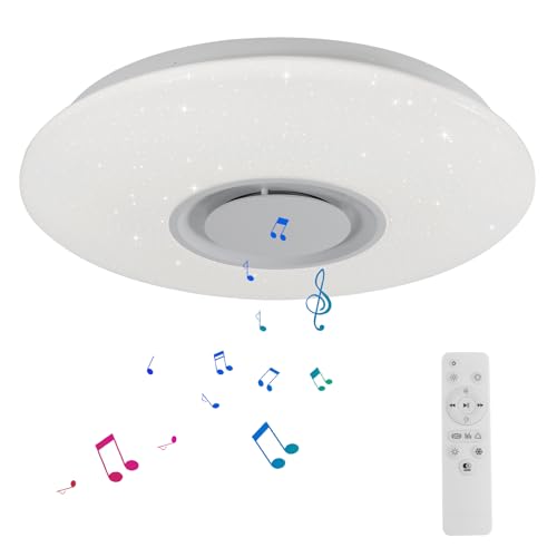 Horevo LED Ceiling Light Adjustable Ceiling Lamp with Music Bluet...