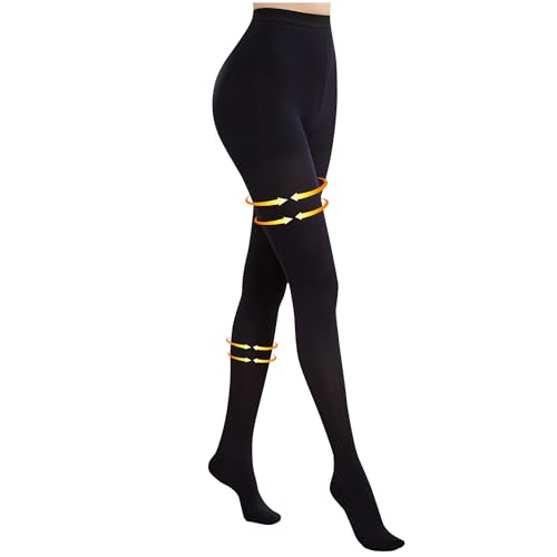 Myshear Medical Compression Pantyhose for Women Men, 15-20 mmHg Compression Tights, Closed Toe...