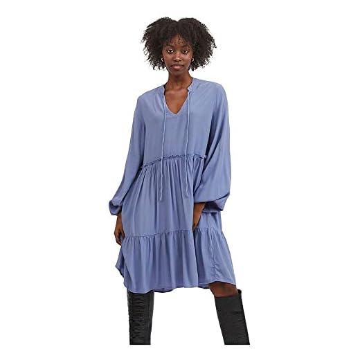 Vila Dam Vifini L/S dress/su-Noos klänning, Engelsk herrgård, 34