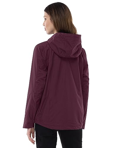 Image of Outdoor Ventures Packable Rain Jacket Women Waterproof Raincoat with Hood