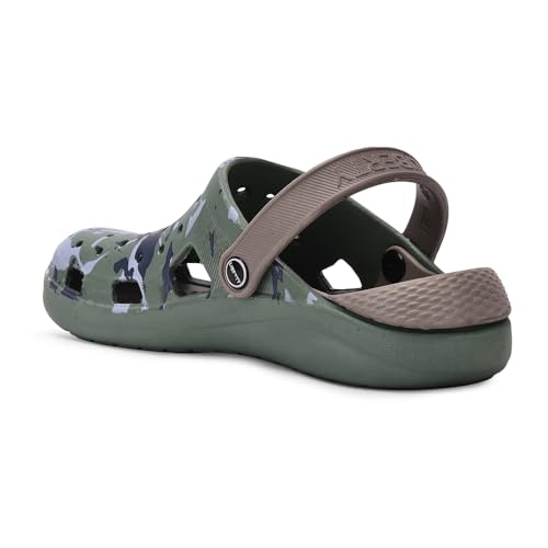 Image of Liberty A-HA LPMXT-811 Casual Slingback Clogs for Men - Grey, Navy Blue & Green | Slip-On Comfort, Comfortable, Breathable & Lightweight | Ideal for All-Day Wear | Suitable for Indoors /Outdoors