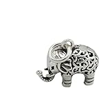 [CIMAXIC] スターリングシルバージュエリー アンティーク シルバーエレファントチャーム シルバーアクセサリー スターリングシルバーペンダント スーツ ペンダントチャーム エレファント ペンダン
