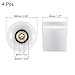 PATIKIL 60mm Longboard Wheels with Bearings ABEC-11, 4 Pack Street Wheels for Skateboards Cruiser Wheel Replacement 80A, Golden White