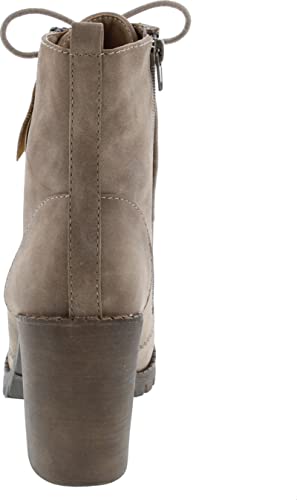 Image of Soda Women's Malia Faux Lace Up Chunky Lug Sole Combat Boot
