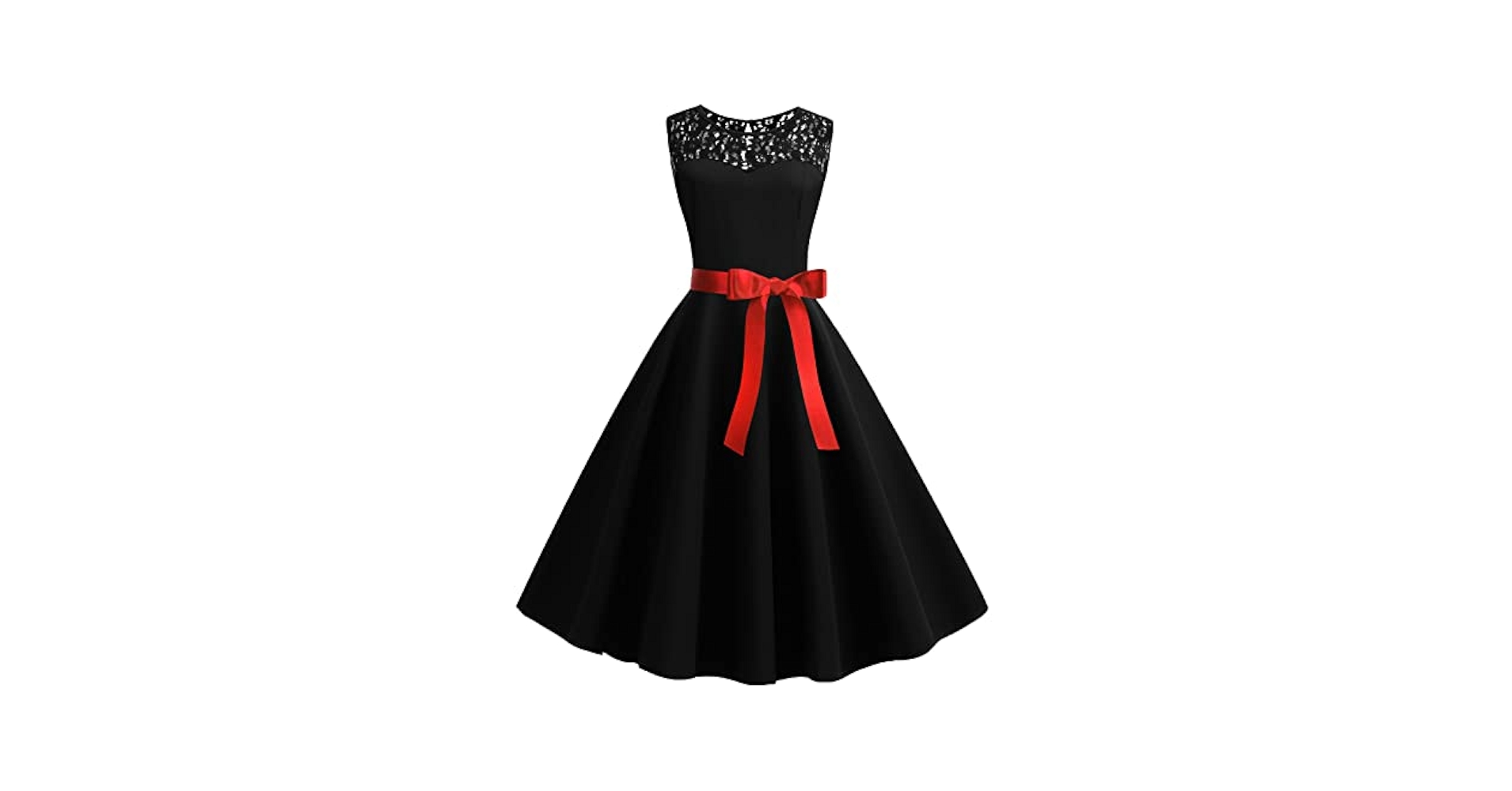 ワンピース Crepe Wide Neck Classic Dress Amazon.com: Generic 1950s Vintage Dress for Women Short