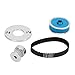 RC Gearbox Belt, RC Belt Drive Gear Low Noise Rubber Drive Transmission Gear Kit for TT02 Remote Control Car