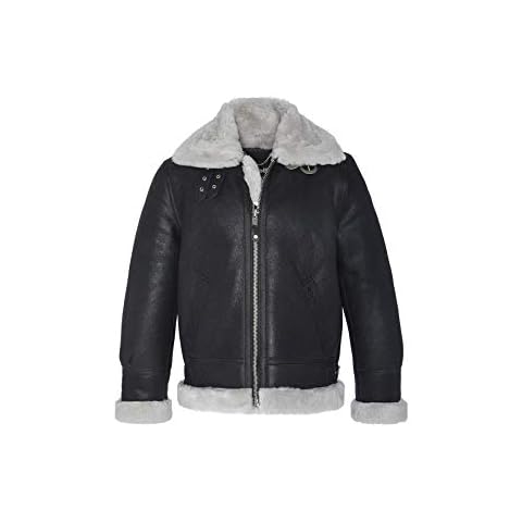 Schott NYC Men's Leather Bomber Jacket Cover
