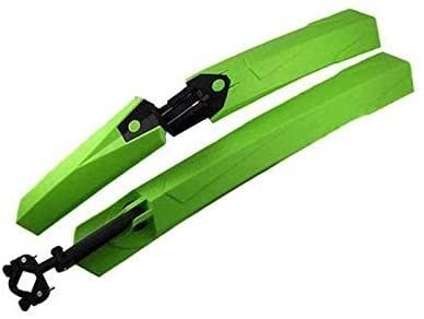 DYTWXG Fahrradschutzblech 2 STÜCKE Fahrradschutzblech Mountainbike Schutzbleche Set Schutzbleche Fahrrad Schutzblechflügel für Fahrrad Vorder- und Hinterradschutzbleche (Color :Green)