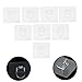 FONDOTIN 8pcs Simple Pet Cage Fixator Self-Adhesive Pet Fence Holder and Easy to Use Cage Fixing Tool Reinforces Dog Fence Stability Design