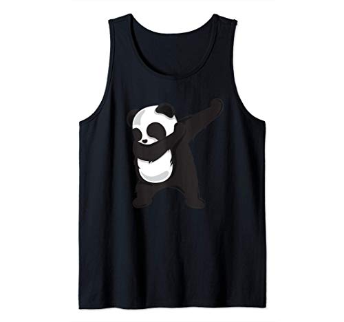 Dabbing panda Dab Funny Gift idea for men women kids cute Camiseta sin Mangas