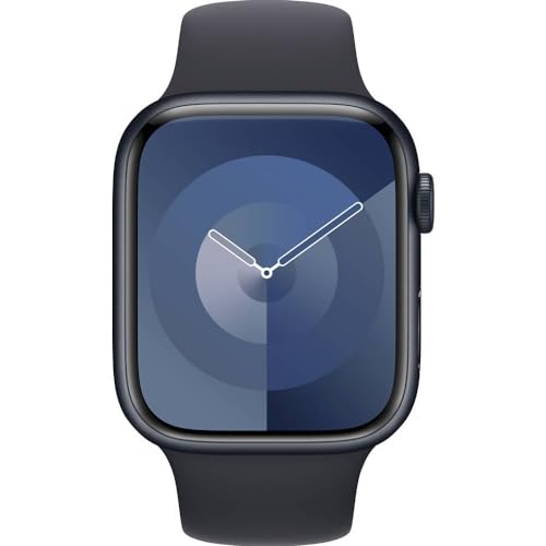 Apple Watch Series 9 GPS 45mm Caja de aluminio Midnight Sports Band – M/L
