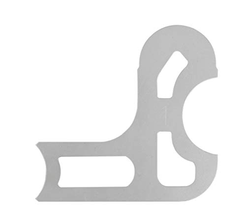 Accusize Industrial Tools 8 Pc Radius Gauge Set 9/16'' To 1'' Gauges, 3602-5022 #TOP4