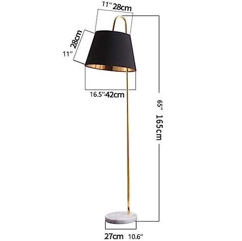 Luz de lectura orientable con base de mármol estable y diseño americano de hierro 4