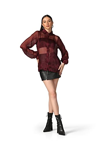 Image of GRECIILOOKS Shirt for Women | Women Shirt | Long Shirt for Women | Shirt Tops for Women | Oversized Shirt for Women