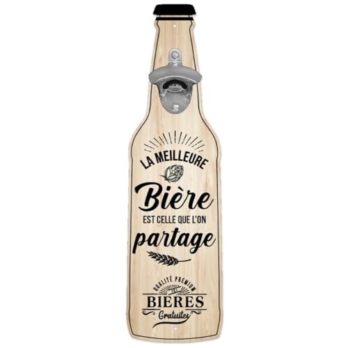 Décapsuleur bouteille de bière fixe 45 cm pour ne plus jamais chercher son ouvre-boîte