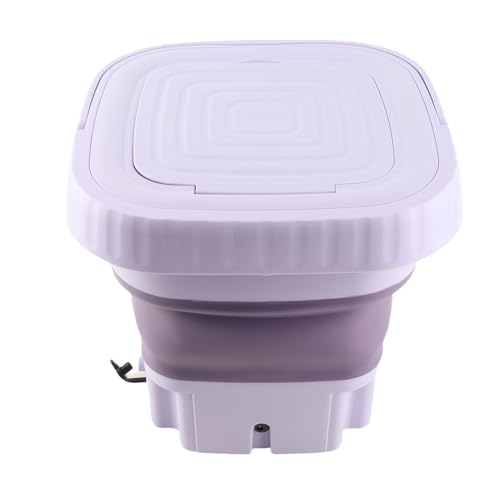 Lavatrice Portatile, Mini Secchio Automatico di Grande capacità da 11L per Biancheria Intima, Calzini, Lavatrice Pieghevole con Tubo di drenaggio per Camper, dormitorio, (Spina