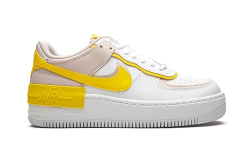 Nike Damen Air Force 1 Crater Flyknit Fuchsia Glow/Wht-Pink Blast (DC7273 500), White Speed Yellow Barely Rose, 39 EU