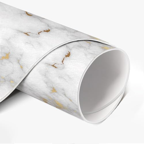 Tapis vinyle de cuisine rond protégeant le sol des taches - 6