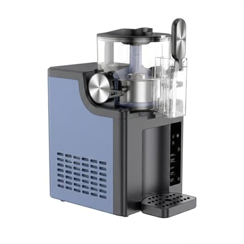 Slushie Machine for Home, 51oz (Serves 6) No Ice Needed Frozen Drink Maker, Color Touchscreen, Reversible Display, Hardness Control, 15–45 Min, Clean Mode