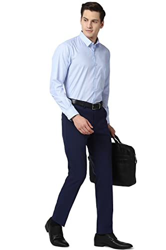 Image of Peter England Men's Slim Fit Work Utility Pants
