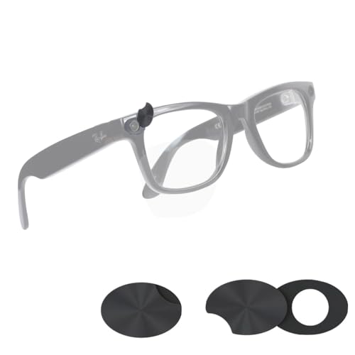 Enzemit LED���C�g�u���b�N�J�o�[ Ray-Ban Meta Wayfarer/Skyler/Headliner Smart Glasses�A�N�Z�T���[�ɑΉ� Ray-Ban�X�}�[�g�O���X�p�t���b�vLED���C�g�R�[�u
