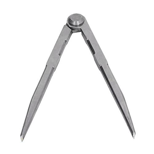 GYZOUKA 200mm Carbon Steel Wing Divider Compass Accurate Positioning for Woodworking and Leather Craft Tools